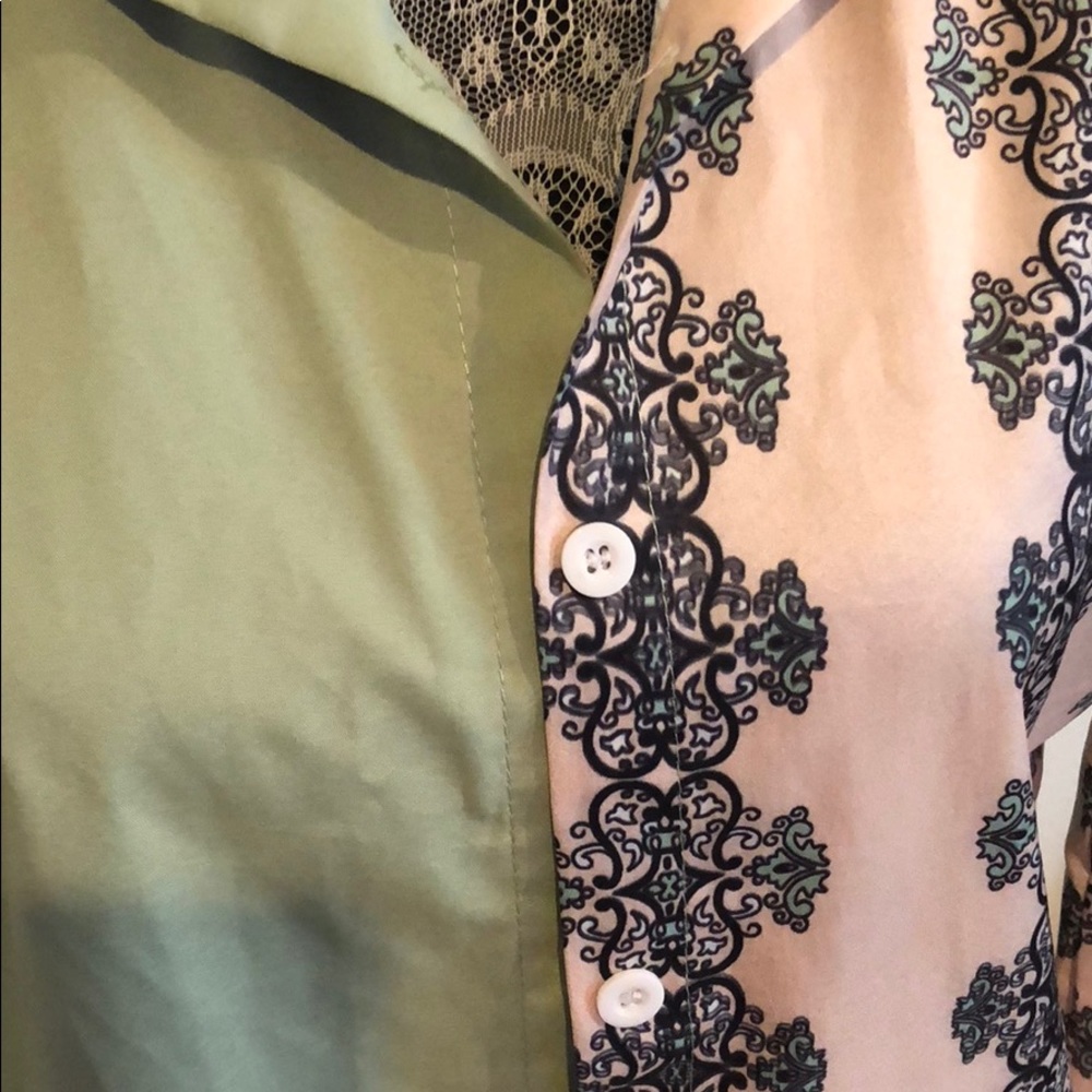 Color blocked button up - Picture 3 of 3